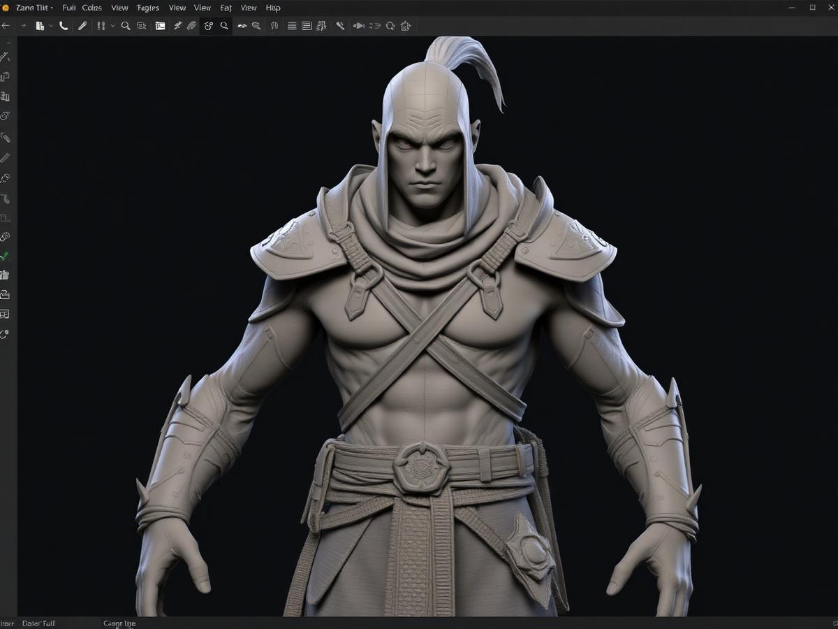 캐릭터 3D 모델링 렌더 데이터